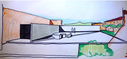 Disegni di studio - Chiesa di S. Antonio, Cattolica